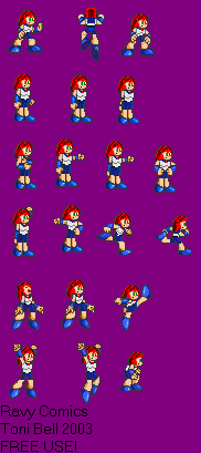 Ravy Comics 2003. Toni Bell. Free use.