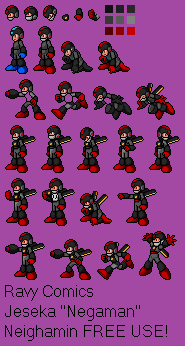 Ravy Comics: Jeseka "Negaman" Neighamin. Free Use.
