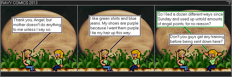 The comic is a link going back to the specific page of last year it refrences.