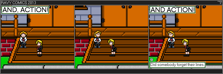 Filler. You'd expect more from a sprite comic?