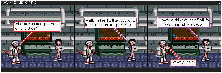 She wrote her own Chronoton Partical Detector app.