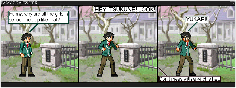 Rosario Vampire. Yukari x Tsukune.